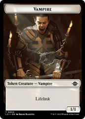 Blood // Vampire (0004) Double-Sided Token [The Lost Caverns of Ixalan Commander Tokens] | Sanctuary Gaming