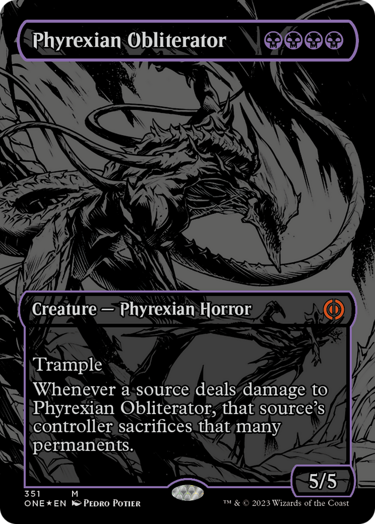 Phyrexian Obliterator (Oil Slick Raised Foil) [Phyrexia: All Will Be One] | Sanctuary Gaming
