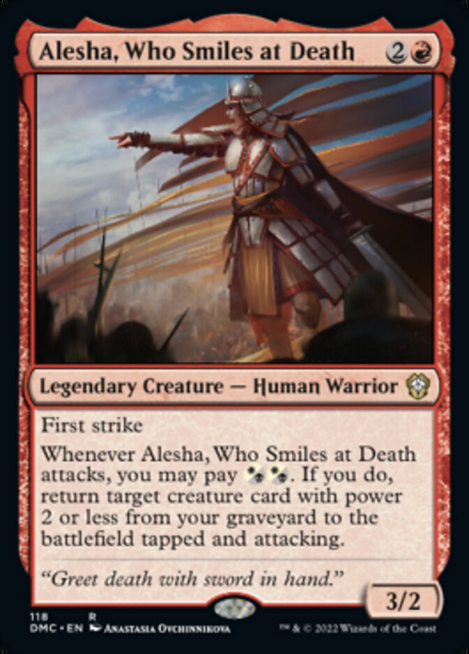 Alesha, Who Smiles at Death [Dominaria United Commander] | Sanctuary Gaming