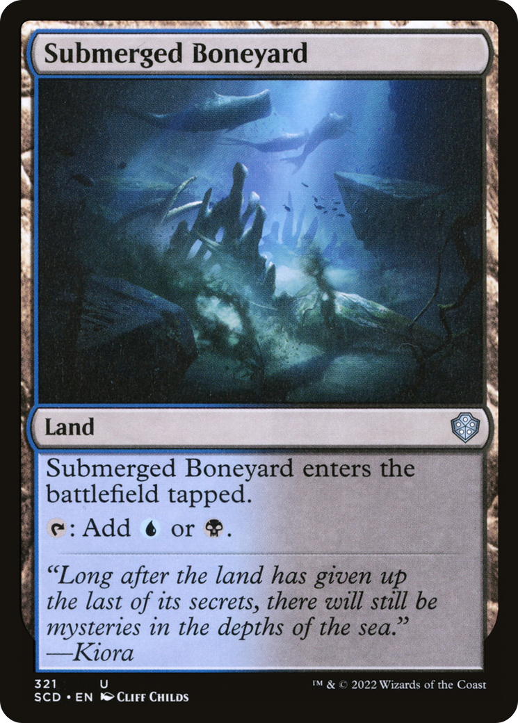 Submerged Boneyard [Starter Commander Decks] | Sanctuary Gaming