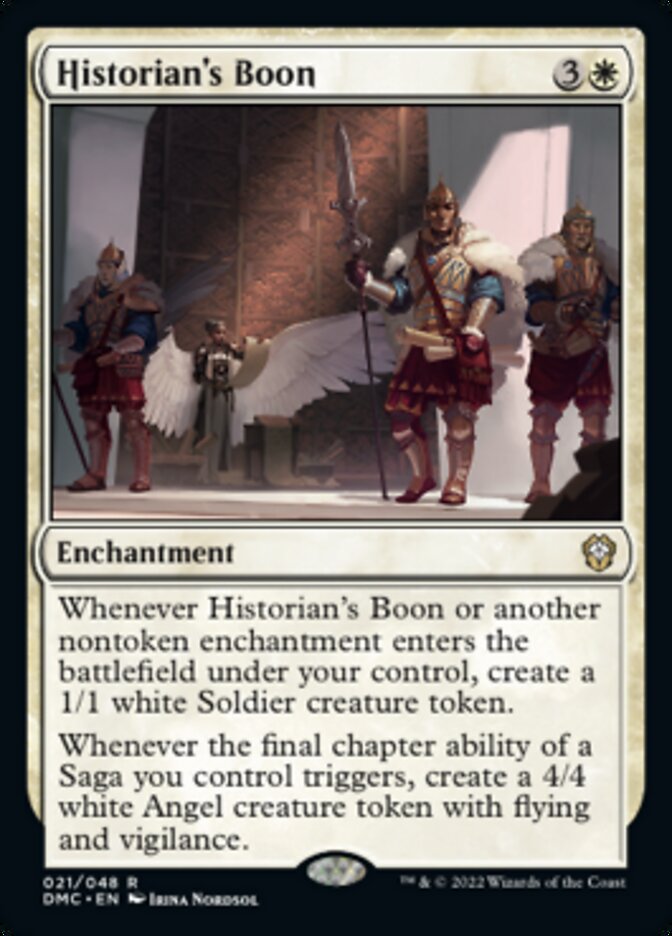 Historian's Boon [Dominaria United Commander] | Sanctuary Gaming