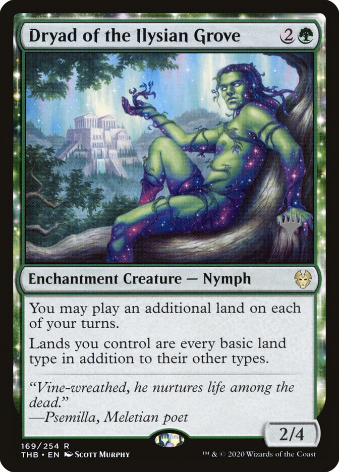 Dryad of the Ilysian Grove (Promo Pack) [Theros Beyond Death Promos] | Sanctuary Gaming