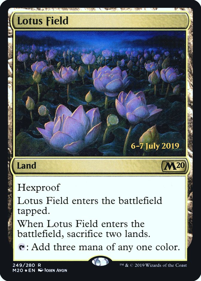 Lotus Field  [Core Set 2020 Prerelease Promos] | Sanctuary Gaming