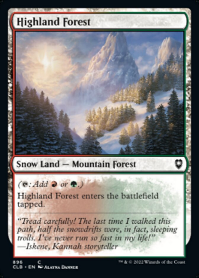 Highland Forest [Commander Legends: Battle for Baldur's Gate] | Sanctuary Gaming