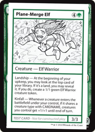 Plane-Merge Elf (2021 Edition) [Mystery Booster Playtest Cards] | Sanctuary Gaming