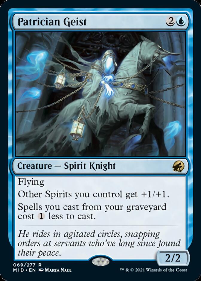 Patrician Geist [Innistrad: Midnight Hunt] | Sanctuary Gaming