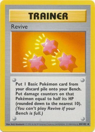 Revive (89/102) [Base Set Shadowless Unlimited] | Sanctuary Gaming