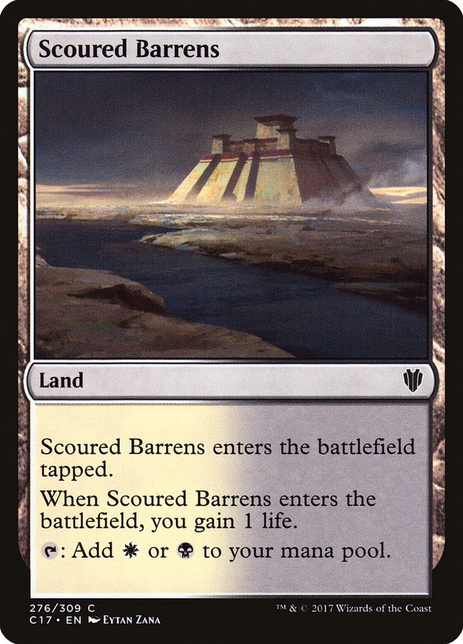 Scoured Barrens [Commander 2017] | Sanctuary Gaming