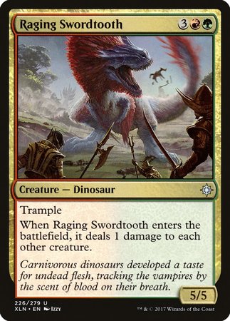 Raging Swordtooth [Ixalan] | Sanctuary Gaming