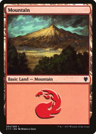Mountain (304) [Commander 2017] | Sanctuary Gaming