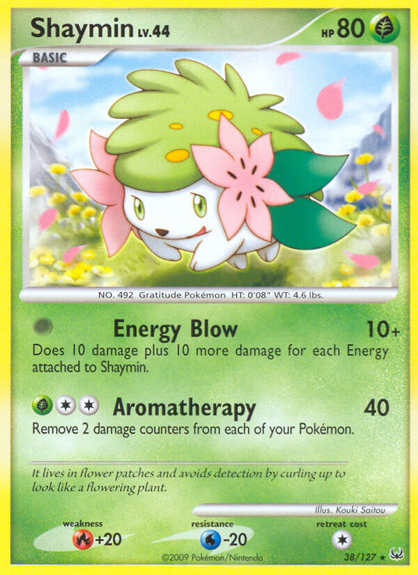 Shaymin (38/127) (Theme Deck Exclusive) [Platinum: Base Set] | Sanctuary Gaming