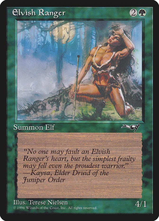 Elvish Ranger (Moon Background) [Alliances] | Sanctuary Gaming