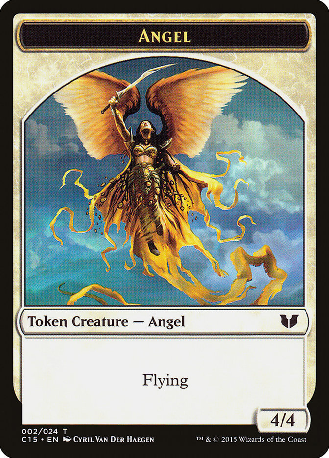 Angel // Knight (005) Double-Sided Token [Commander 2015 Tokens] | Sanctuary Gaming