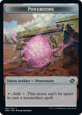 Powerstone // Construct (005) Double-Sided Token [The Brothers' War Tokens] | Sanctuary Gaming