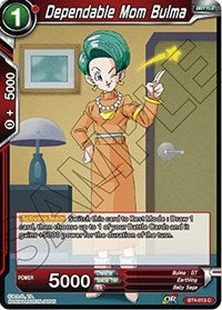 Dependable Mom Bulma [BT4-013] | Sanctuary Gaming