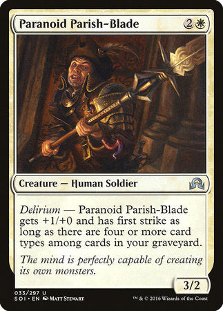 Paranoid Parish-Blade [Shadows over Innistrad] | Sanctuary Gaming