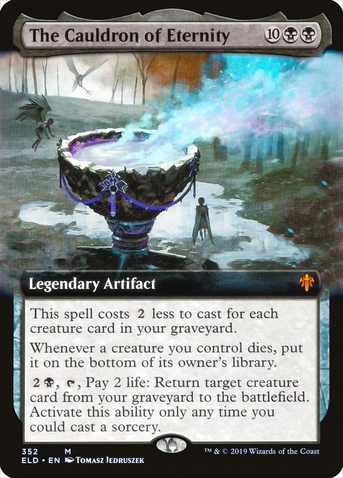 The Cauldron of Eternity (Extended Art) [Throne of Eldraine] | Sanctuary Gaming