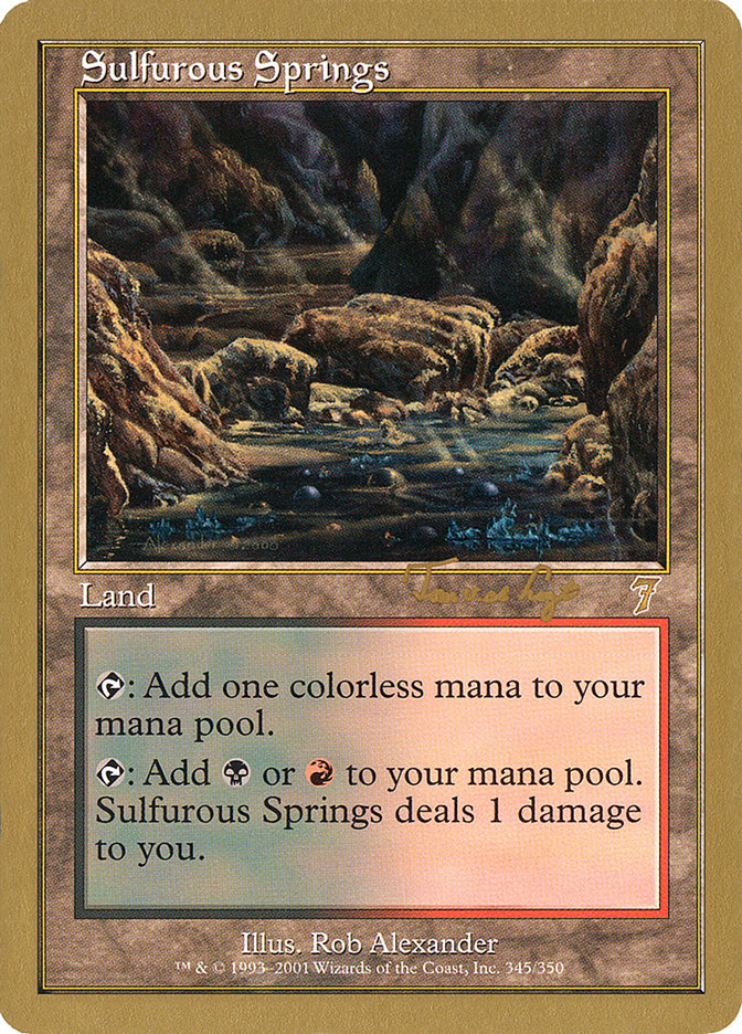 Sulfurous Springs (Tom van de Logt) [World Championship Decks 2001] | Sanctuary Gaming