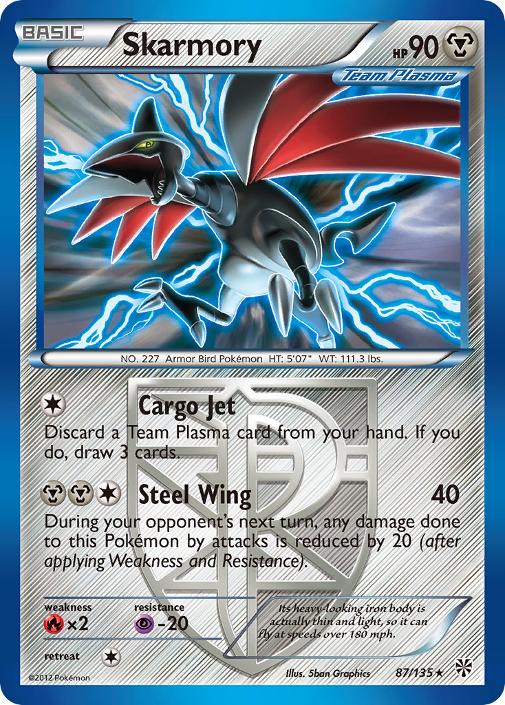 Skarmory (87/135) [Black & White: Plasma Storm] | Sanctuary Gaming