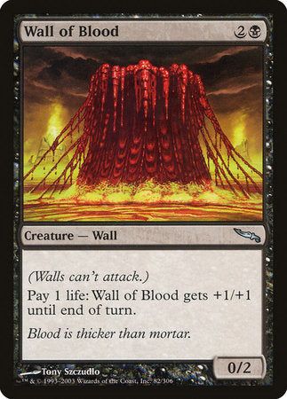 Wall of Blood [Mirrodin] | Sanctuary Gaming