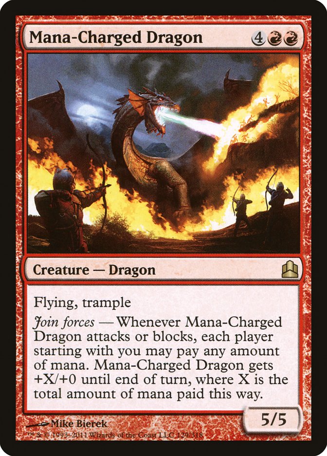 Mana-Charged Dragon [Commander 2011] | Sanctuary Gaming