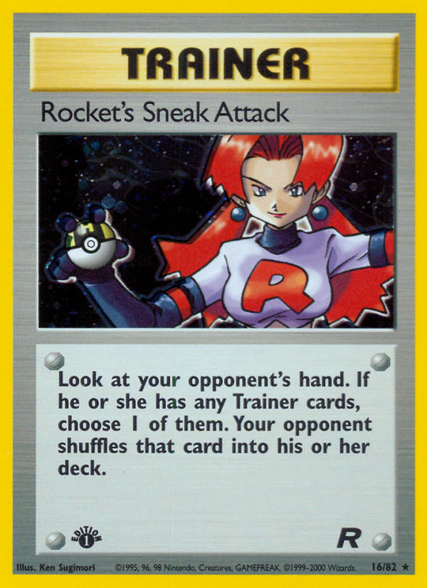 Rocket's Sneak Attack (16/82) [Team Rocket 1st Edition] | Sanctuary Gaming