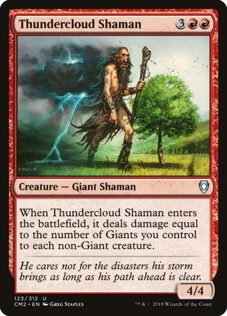 Thundercloud Shaman [Commander Anthology Volume II] | Sanctuary Gaming