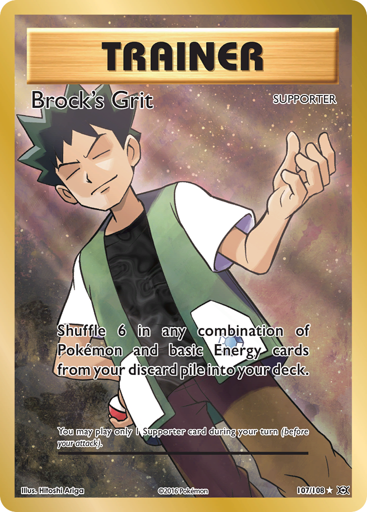 Brock's Grit (107/108) [XY: Evolutions] | Sanctuary Gaming