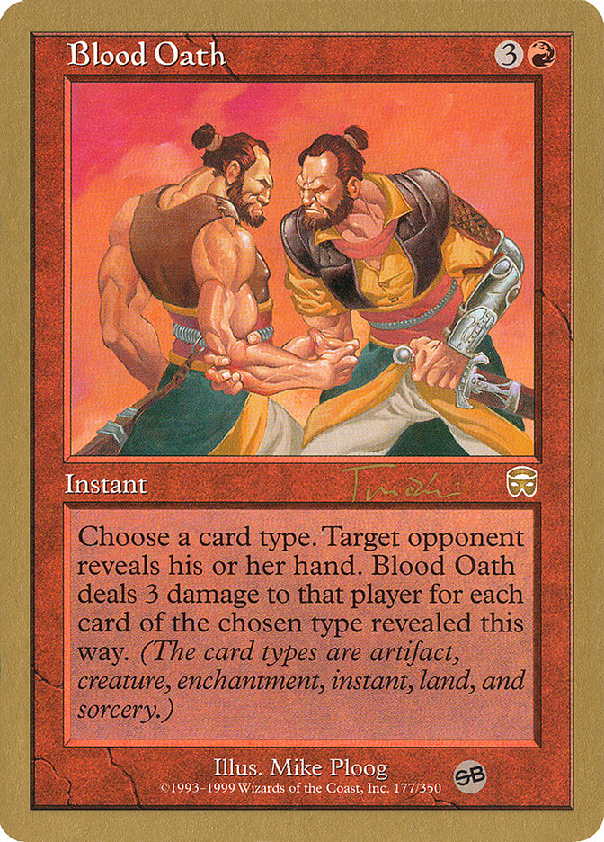 Blood Oath (Jan Tomcani) (SB) [World Championship Decks 2001] | Sanctuary Gaming