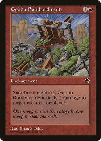 Goblin Bombardment [Tempest] | Sanctuary Gaming