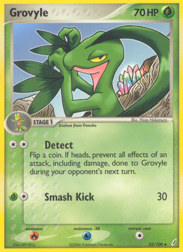 Grovyle (32/100) [EX: Crystal Guardians] | Sanctuary Gaming