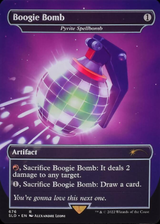 Pyrite Spellbomb - Boogie Bomb (Borderless) [Secret Lair Drop Promos] | Sanctuary Gaming