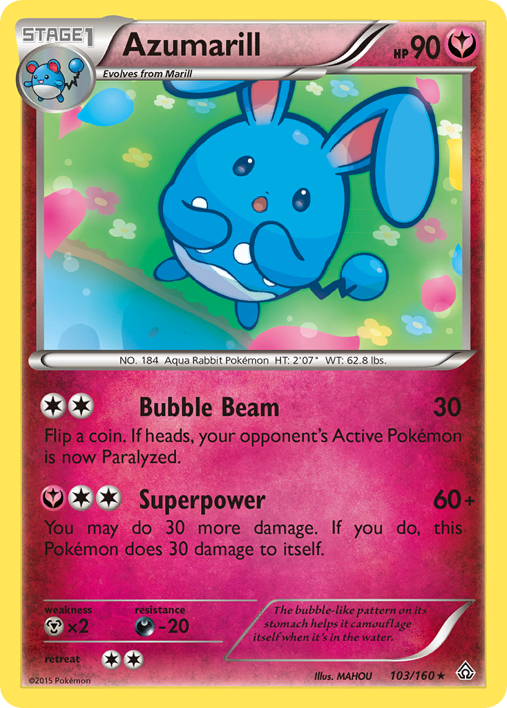 Azumarill (103/160) [XY: Primal Clash] | Sanctuary Gaming