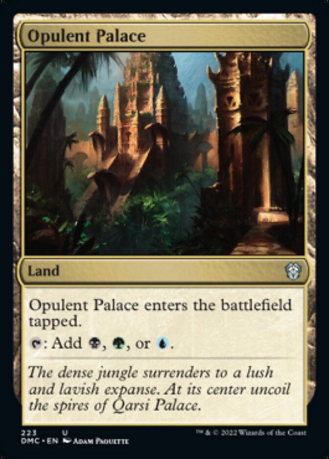 Opulent Palace [Dominaria United Commander] | Sanctuary Gaming
