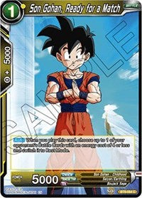 Son Gohan, Ready for a Match [BT6-084] | Sanctuary Gaming