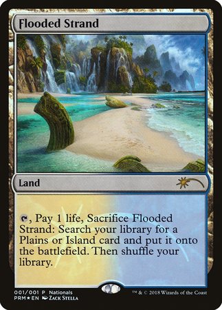 Flooded Strand [Nationals Promos] | Sanctuary Gaming