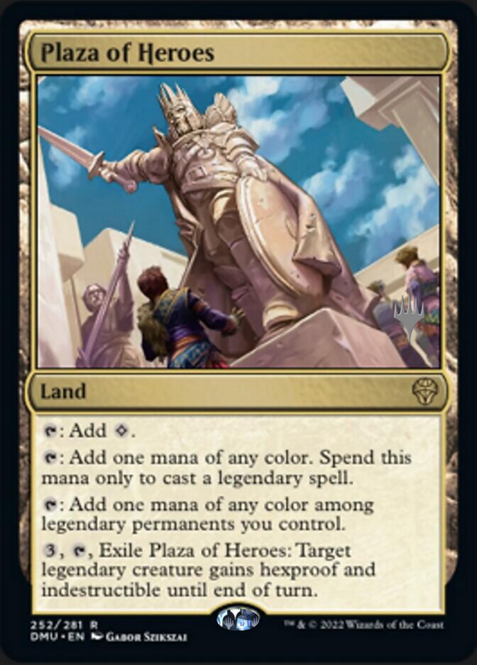 Plaza of Heroes (Promo Pack) [Dominaria United Promos] | Sanctuary Gaming