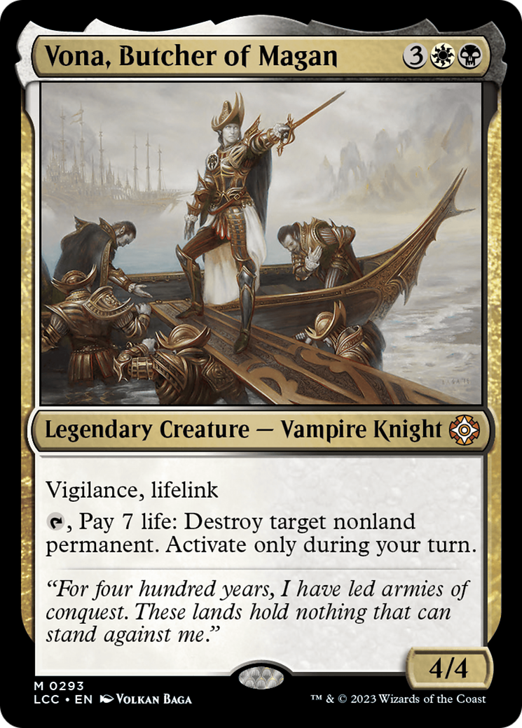 Vona, Butcher of Magan [The Lost Caverns of Ixalan Commander] | Sanctuary Gaming