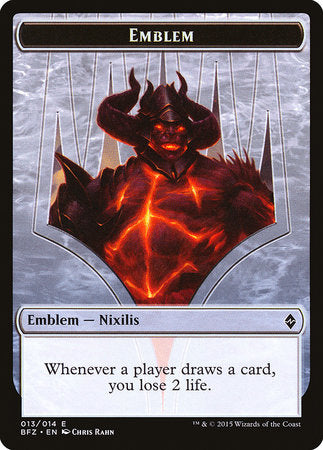 Emblem - Ob Nixilis Reignited [Battle for Zendikar Tokens] | Sanctuary Gaming