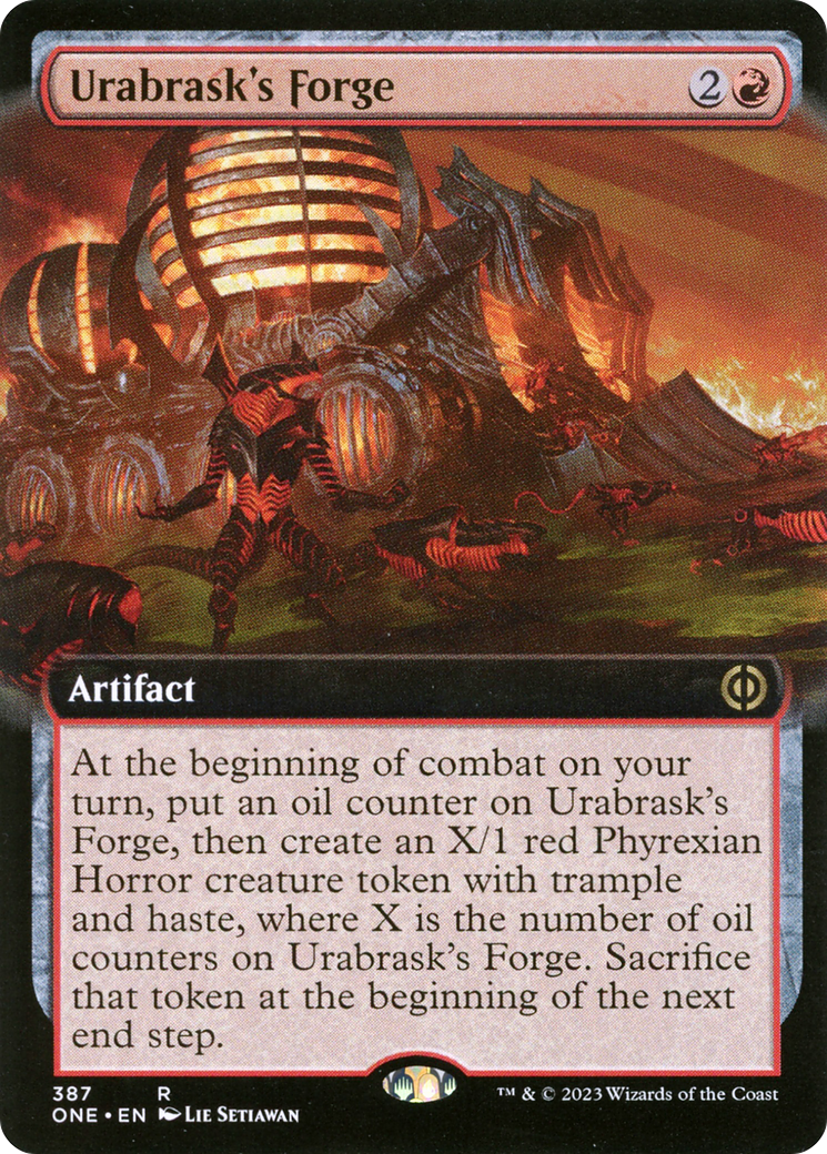 Urabrask's Forge (Extended Art) [Phyrexia: All Will Be One] | Sanctuary Gaming