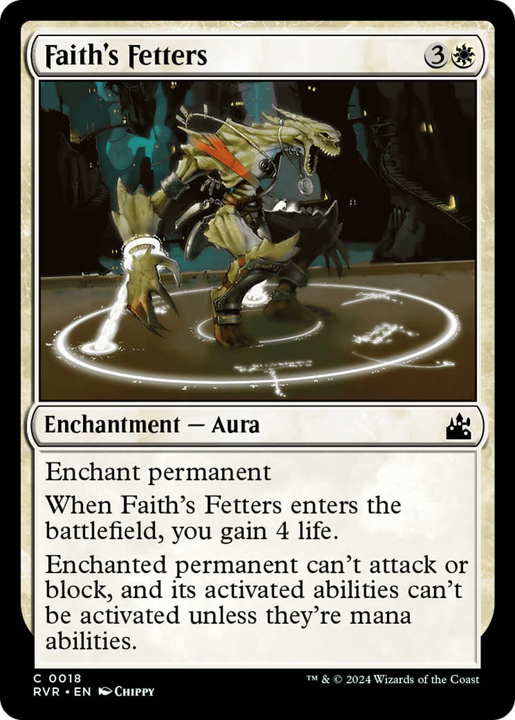 Faith's Fetters [Ravnica Remastered] | Sanctuary Gaming
