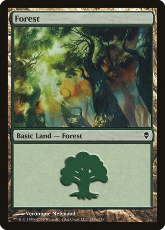 Forest (248a) [Zendikar] | Sanctuary Gaming