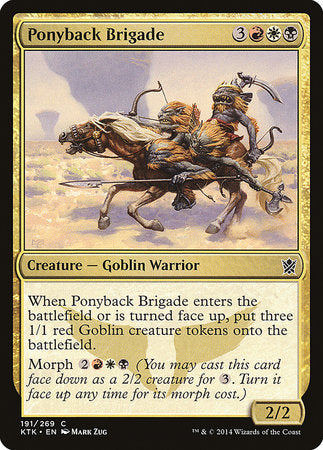 Ponyback Brigade [Khans of Tarkir] | Sanctuary Gaming