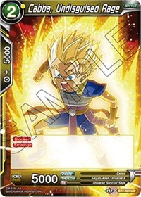 Cabba, Undisguised Rage [BT7-081] | Sanctuary Gaming