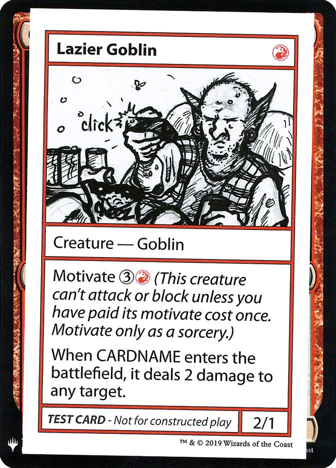 Lazier Goblin [Mystery Booster Playtest Cards] | Sanctuary Gaming