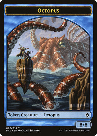 Octopus Token [Battle for Zendikar Tokens] | Sanctuary Gaming