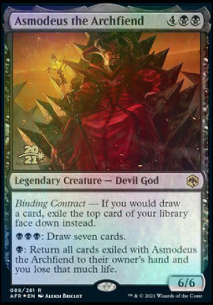 Asmodeus the Archfiend [Dungeons & Dragons: Adventures in the Forgotten Realms Prerelease Promos] | Sanctuary Gaming
