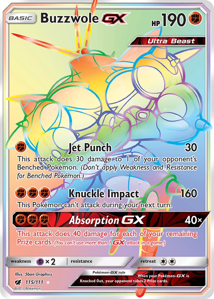 Buzzwole GX (115/111) [Sun & Moon: Crimson Invasion] | Sanctuary Gaming