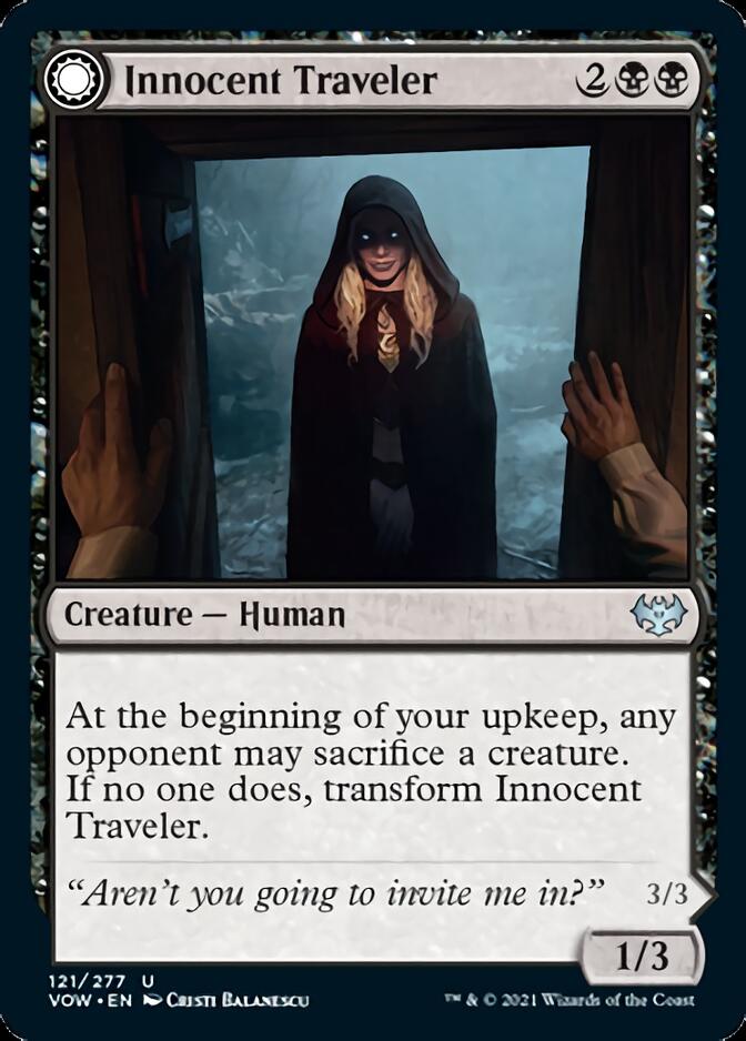 Innocent Traveler // Malicious Invader [Innistrad: Crimson Vow] | Sanctuary Gaming
