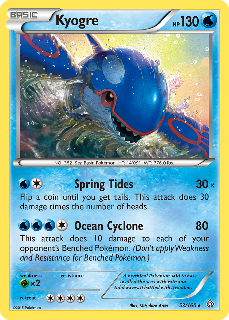 Kyogre (53/160) [XY: Primal Clash] | Sanctuary Gaming